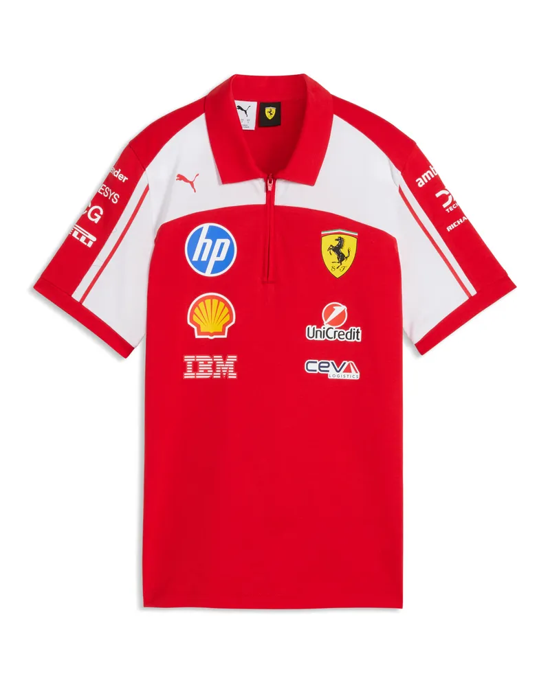 Puma Polo Scuderia Ferrari HP Replica da donna, Accessori, Rosso Red