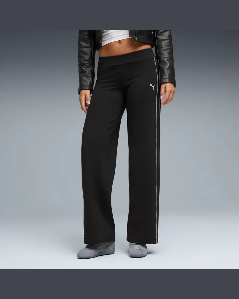 Puma Pantaloni T7 Street Glam da donna, Abbigliamento, Nero Black