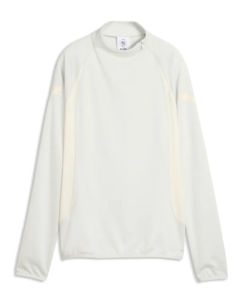 Puma Maglia con zip corta individualBLAZE da donna, Accessori, Grigio Gray