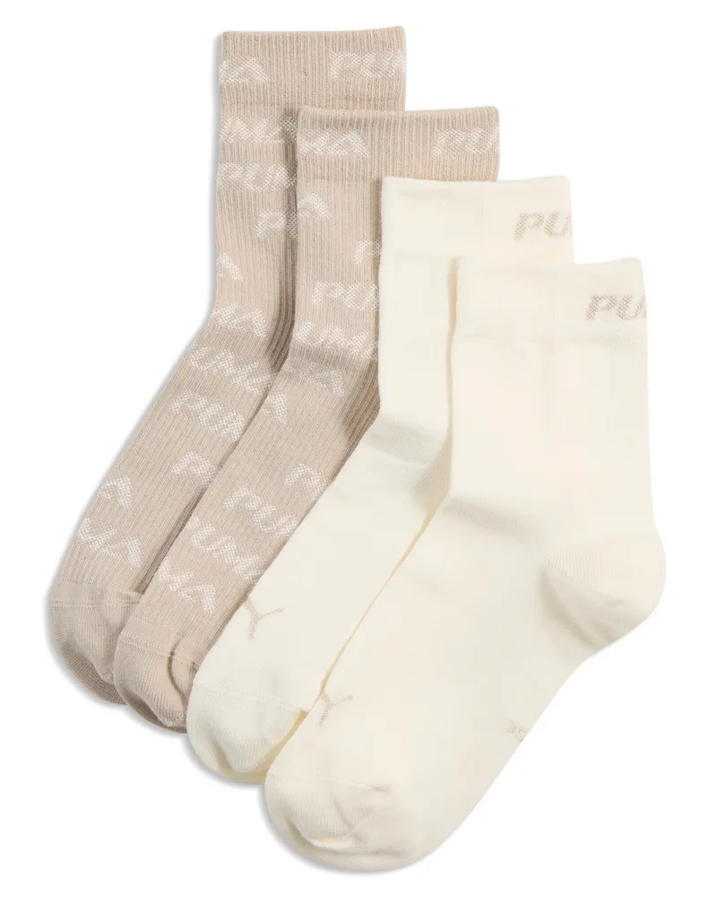 Puma Calze corte da donna (confezione da 2), Accessori, Beige Beige