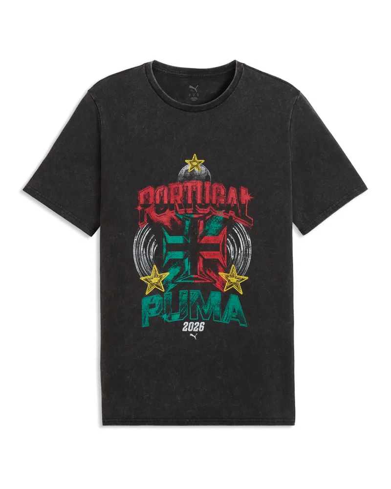 Puma T-shirt Fanpack 90s Bespoke dal taglio morbido da uomo, Accessori, Nero Black