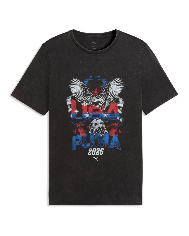Puma T-shirt Fanpack 90s Bespoke dal taglio morbido da uomo, Accessori, Nero Black