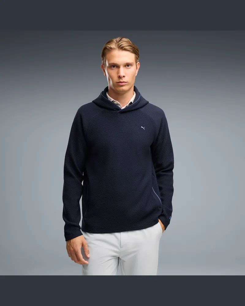 Puma Felpa con cappuccio da golf Boulder 2.0 da uomo, Accessori, Blu Blue