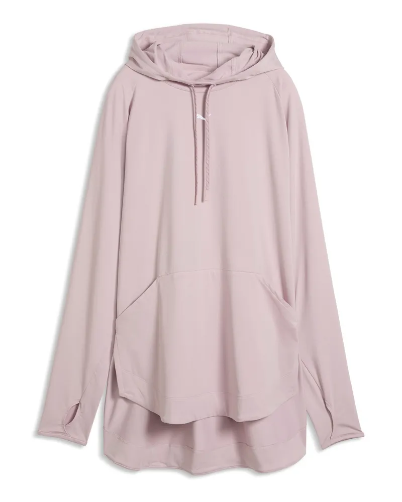Puma Felpa con cappuccio MODEST da donna, Abbigliamento, Rosa Pink