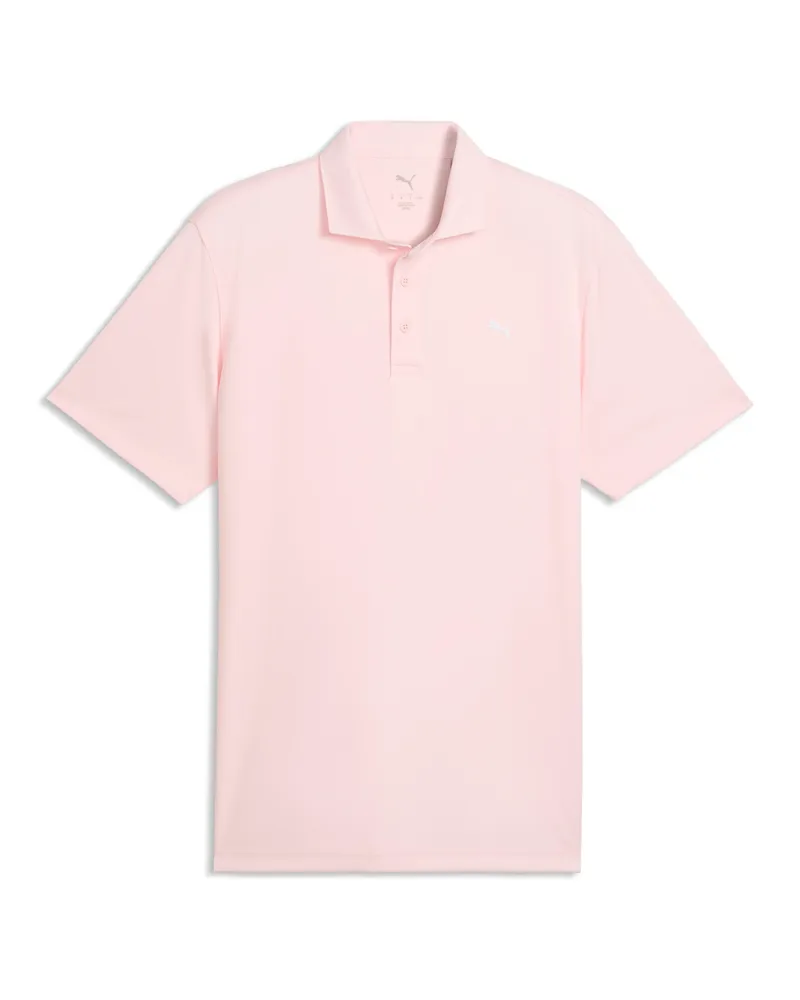 Puma Polo da golf Pure 3.0 da uomo, Abbigliamento, Rosa Pink