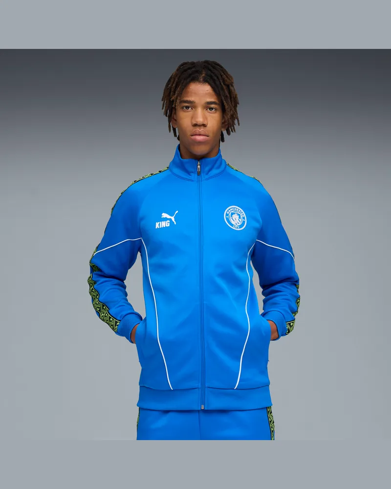 Puma Giacca Manchester City KING Anthem da uomo, Abbigliamento, Blu Blue