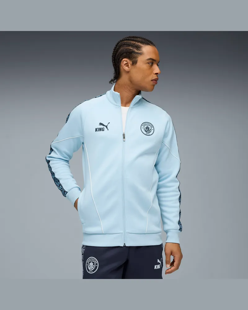 Puma Giacca Manchester City KING Anthem da uomo, Abbigliamento, Blu Blue