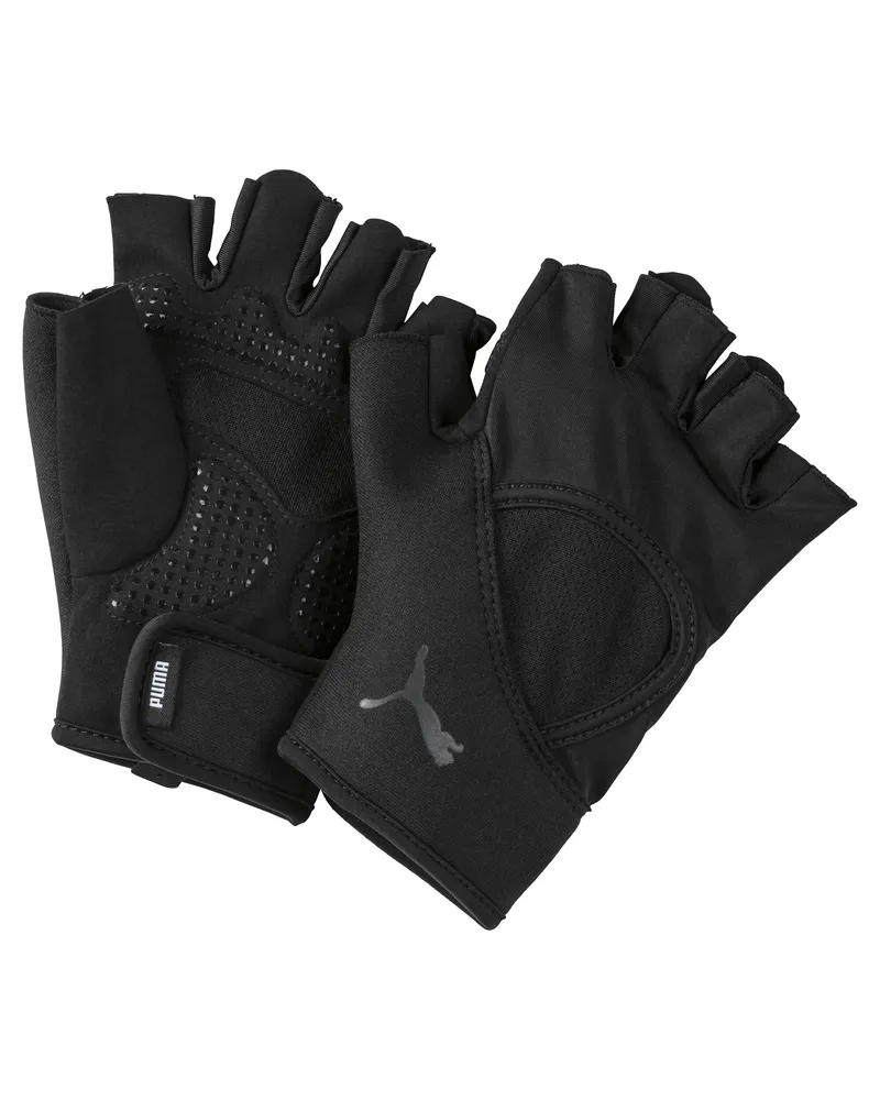 Puma Guanti Essential con dita da training, Accessori, Nero Black