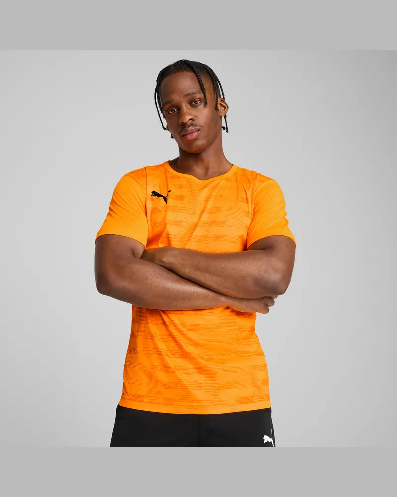 Puma Maglia grafica individualRISE da uomo, Abbigliamento, Arancione Orange