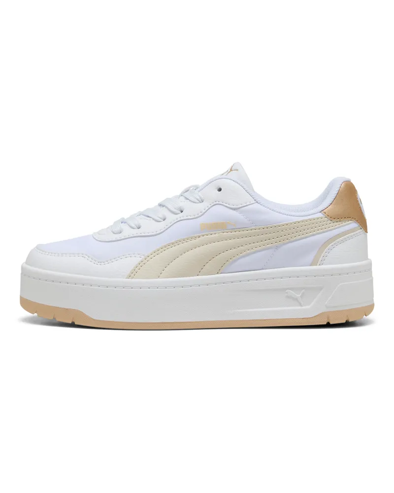 Puma Sneakers Court Lally Skye Aqua Metallizzatos da donna, Scarpe, Bianco White