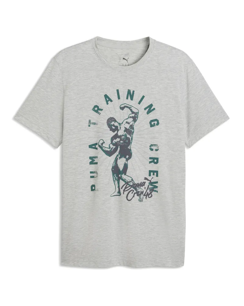 Puma T-shirt da training Vintage Graphic da uomo, Accessori, Grigio Gray