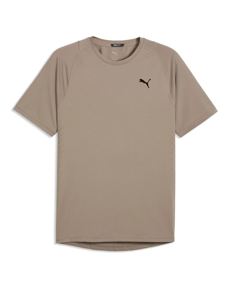 Puma T-shirt da training PWRMODE da uomo, Accessori, Beige Beige