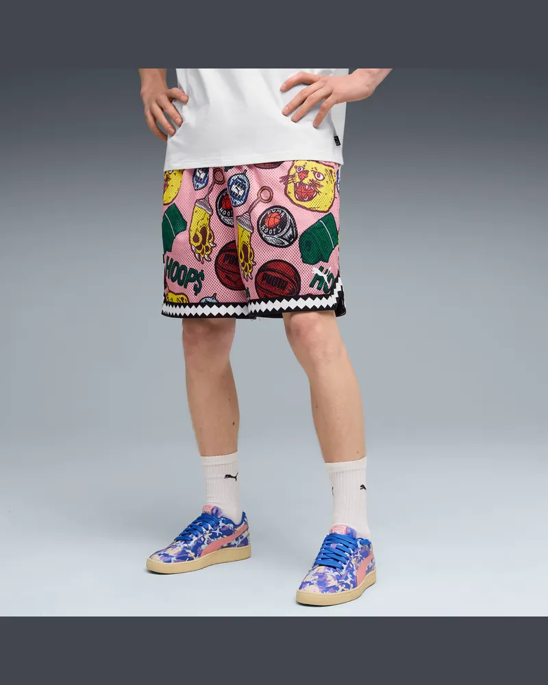 Puma Shorts double face Commissioner Dylan 7" da uomo, Accessori, Nero Black