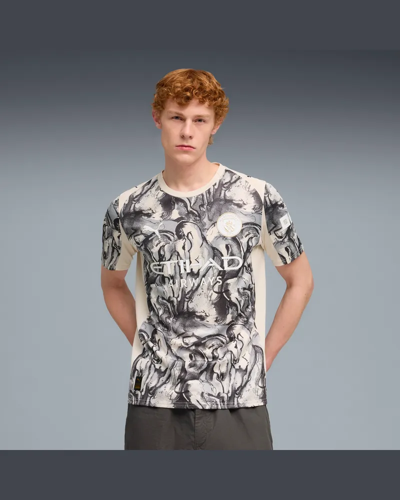 Puma Maglia Manchester City x Year of the Horse da uomo, Abbigliamento, Bianco White