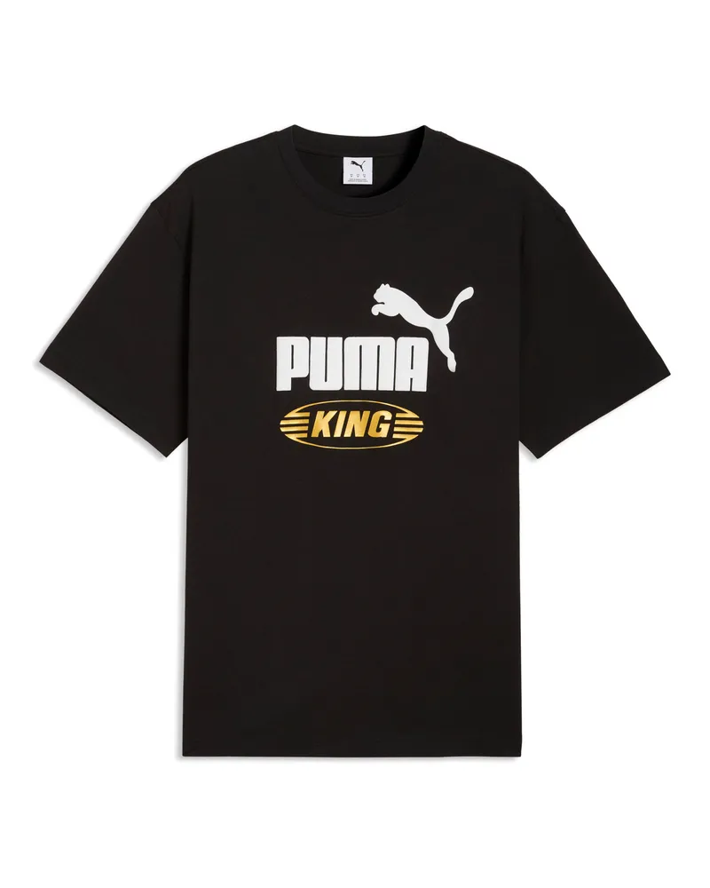 Puma T-shirt FUTURE..ARCHIVE King dal taglio morbido unisex, Accessori, Nero Black