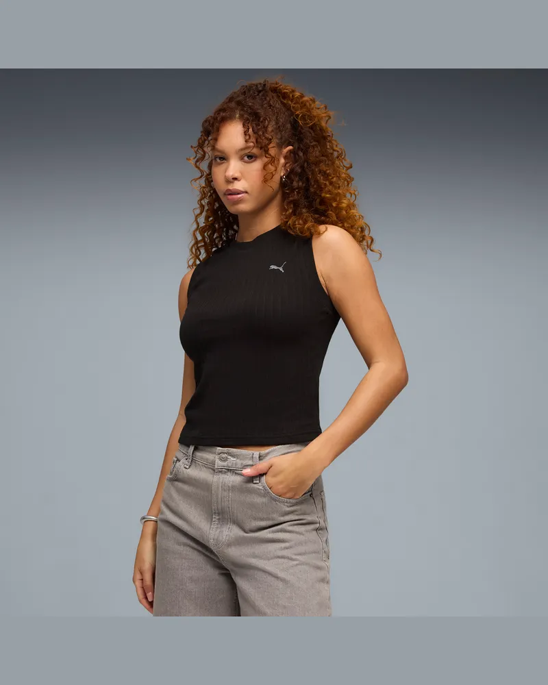 Puma Canotta HER da donna, Abbigliamento, Nero Black