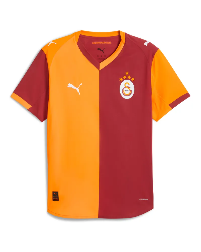 Puma Maglia gara Home Galatasaray SK 25/26 Authentic da uomo, Accessori, Rosso Red