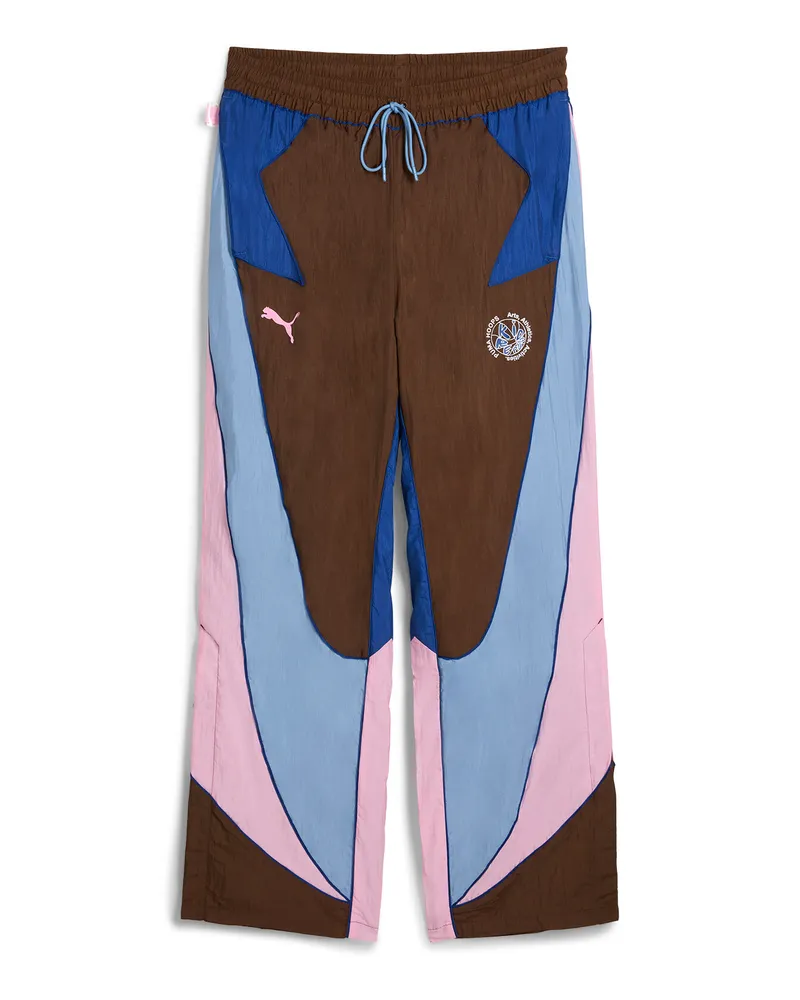 Puma Pantaloni da corsa  HOOPS x KIDSUPER, Abbigliamento, Marrone Brown