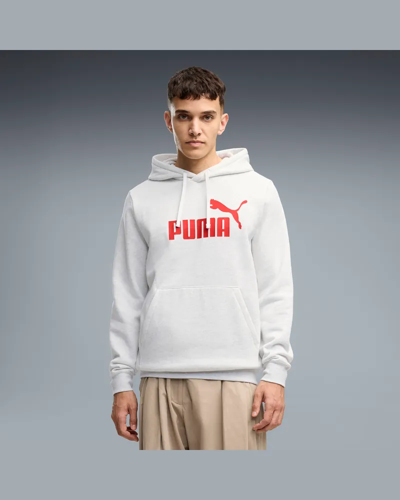 Puma Felpa con cappuccio Essentials con logo N. 1 da uomo, Accessori, Bianco White