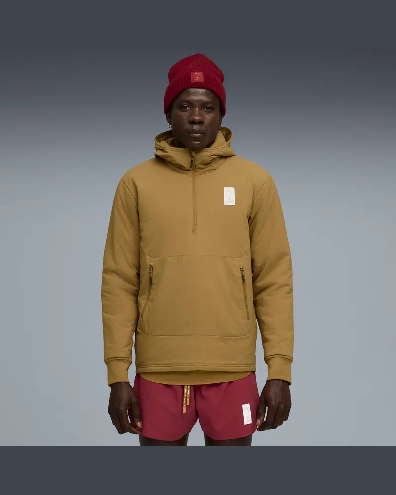 Puma Giacca  x SAYSKY unisex, Abbigliamento, Marrone Brown