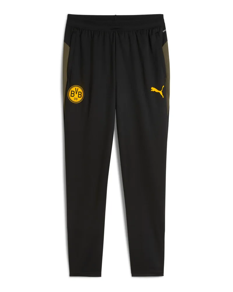 Puma Pantaloni da training Borussia Dortmund da uomo, Accessori, Nero Black