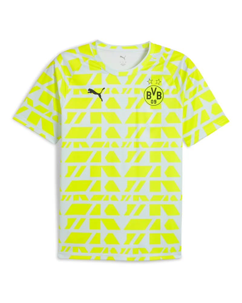 Puma Maglia pre-partita Borussia Dortmund da uomo, Accessori, Grigio Gray