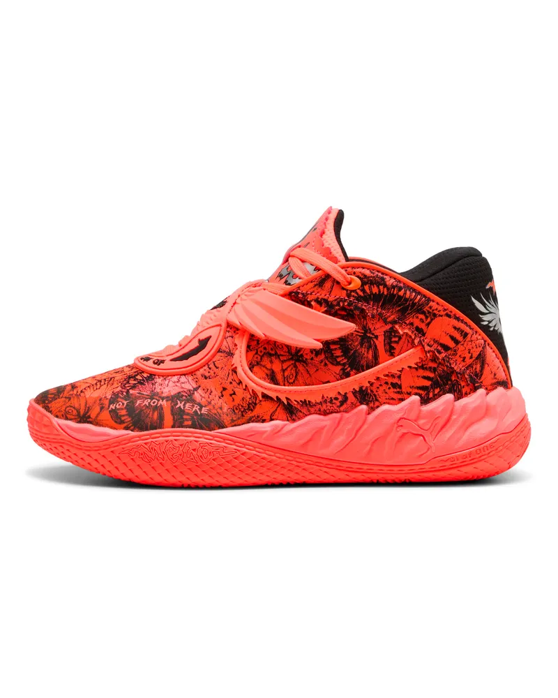 Puma Scarpe da basket dal taglio medio MB.05 Flutter unisex, Scarpe, Rosso Red