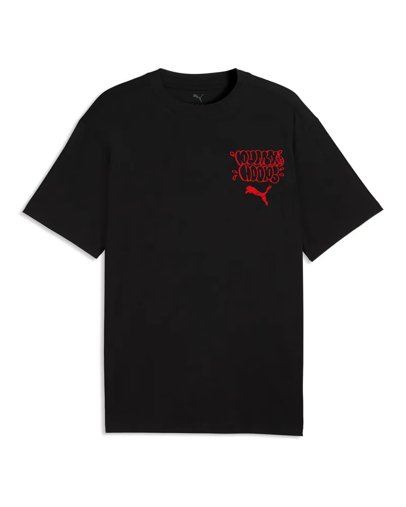 Puma T-shirt Junior Varsity dal taglio morbido da uomo, Accessori, Nero Black