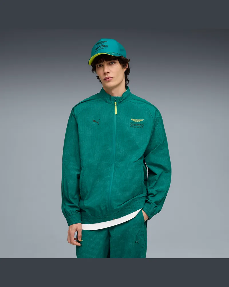 Puma Giacca  x ASTON MARTIN ARAMCO F1® TEAM T7 da uomo, Abbigliamento, Verde Green