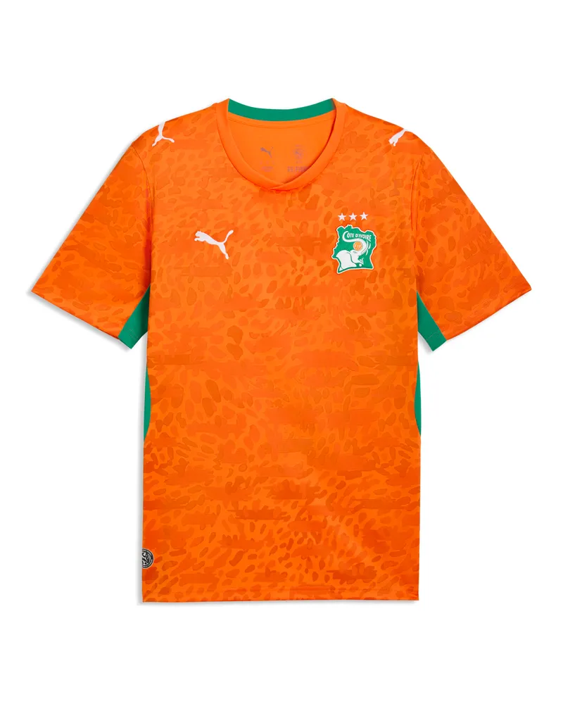 Puma Maglia Home Costa d'Avorio 2026 da uomo, Accessori, Arancione Orange