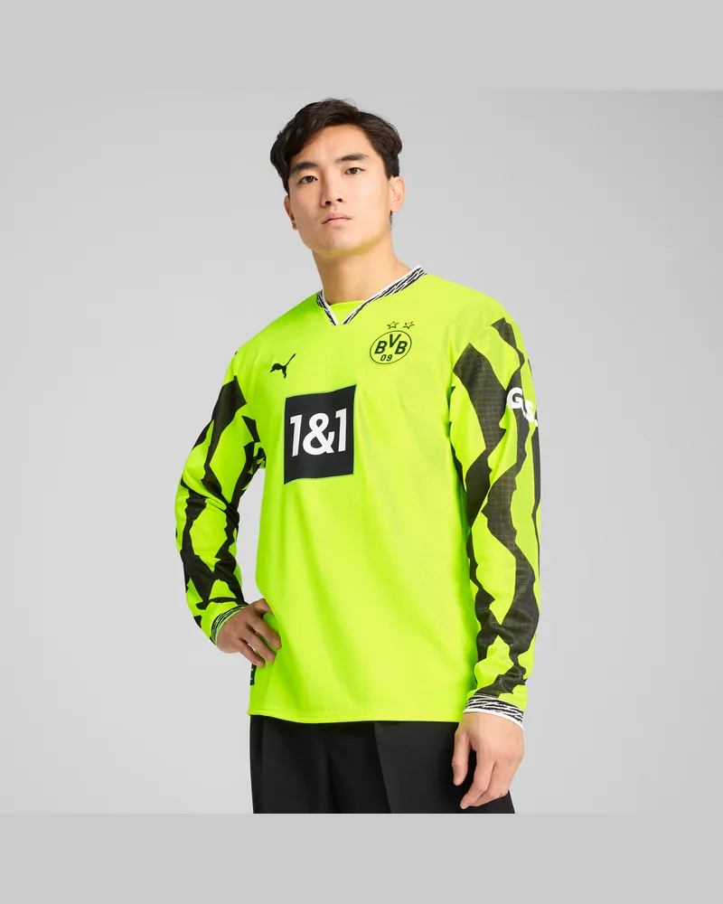 Puma Maglia speciale a maniche lunghe Borussia Dortmund Culture da uomo, Abbigliamento, Giallo Yellow