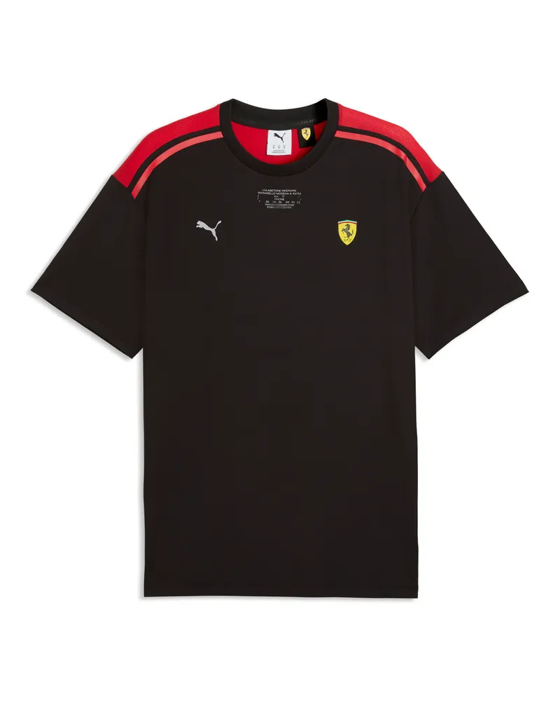 Puma T-shirt Scuderia Ferrari CLOUDSPUN da uomo, Accessori, Nero Black