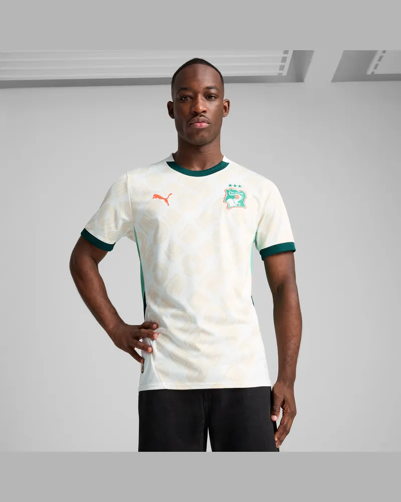 Puma Maglia Away Costa d’Avorio 2025 da uomo, Abbigliamento, Bianco White
