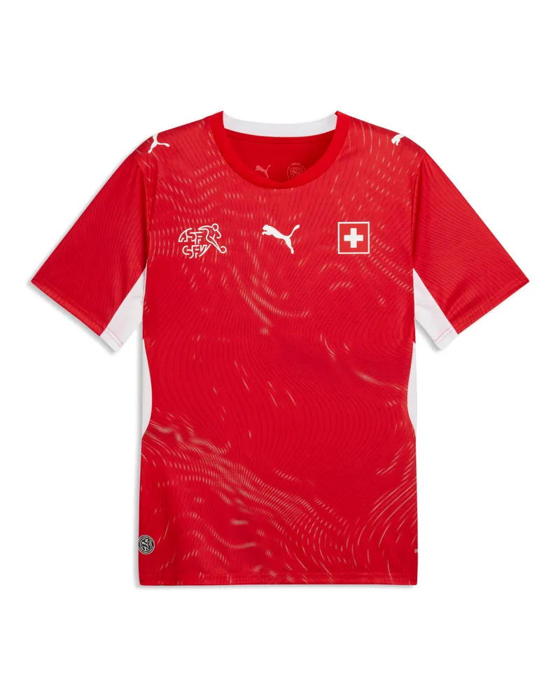 Puma Maglia Home Svizzera 2026 da uomo, Accessori, Rosso Red