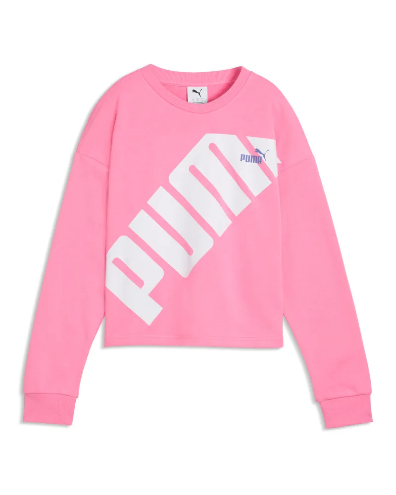 Puma Felpa  POWER da donna, Abbigliamento, Rosa Pink