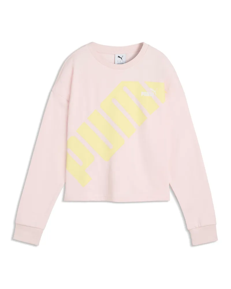 Puma Felpa  POWER da donna, Abbigliamento, Rosa Pink