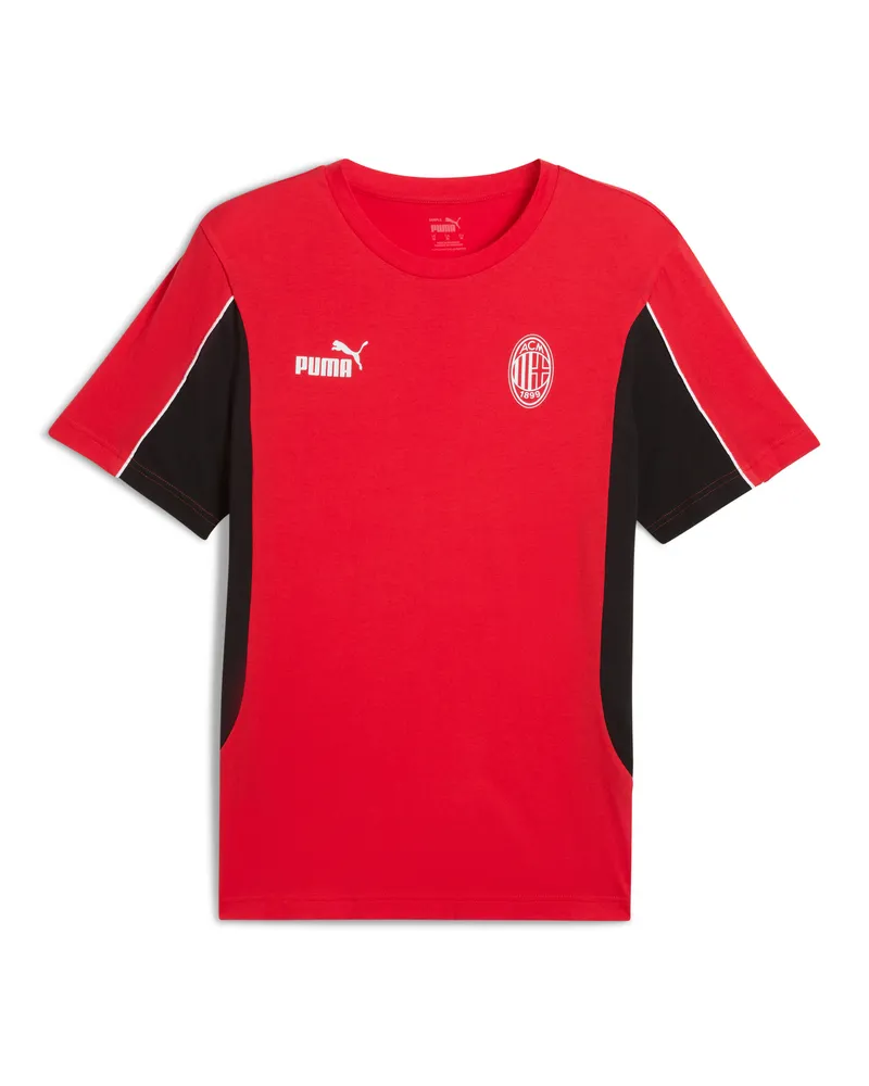 Puma T-shirt AC Milan ftblARCHIVE da uomo, Accessori, Rosso Red
