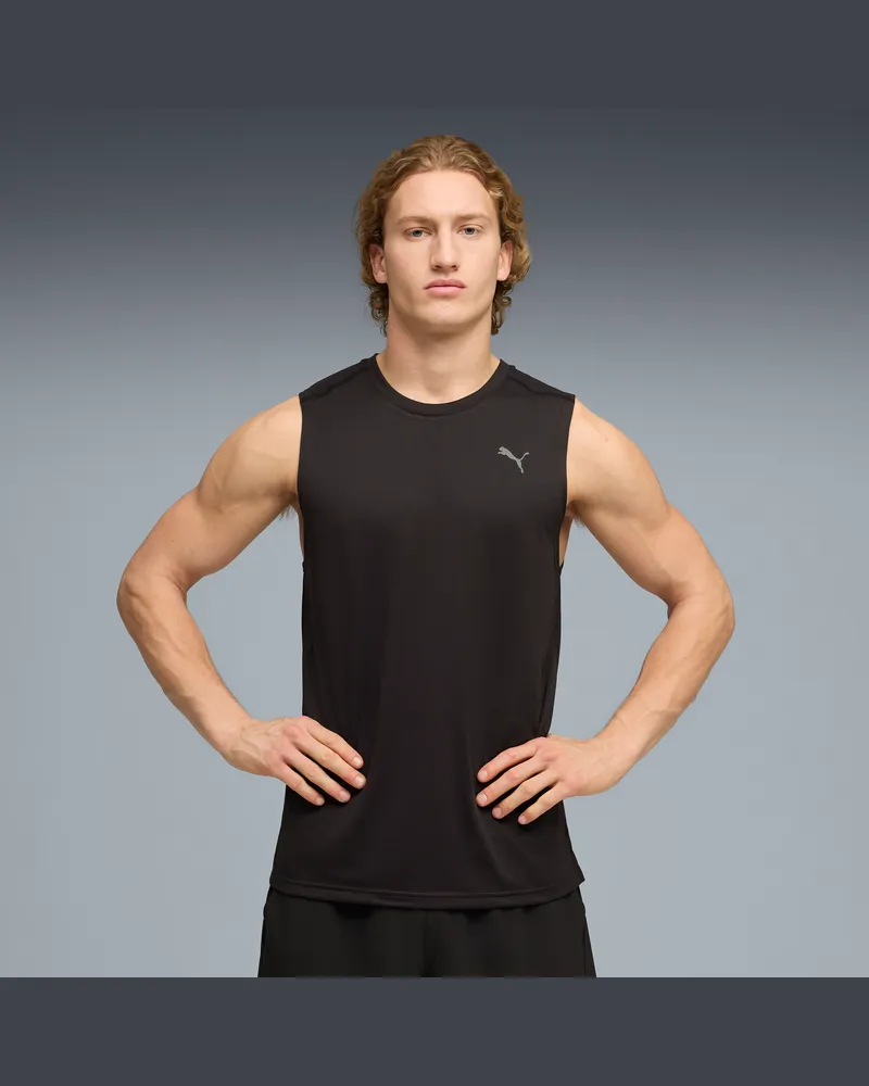 Puma Canotta da training PWRTRAIN da uomo, Abbigliamento, Nero Black