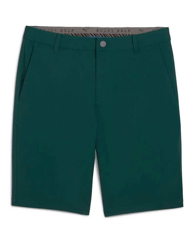 Puma Shorts da golf Dealer 10” da uomo, Accessori, Verde Green