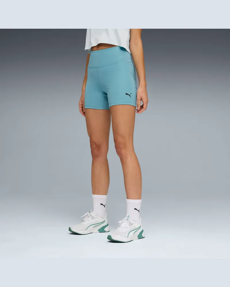 Puma Leggings corti TAD ESSENTIALS da 5" da donna, Abbigliamento, Blu Blue