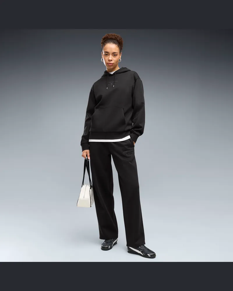 Puma Pantaloni in pile  Class da donna, Abbigliamento, Nero Black