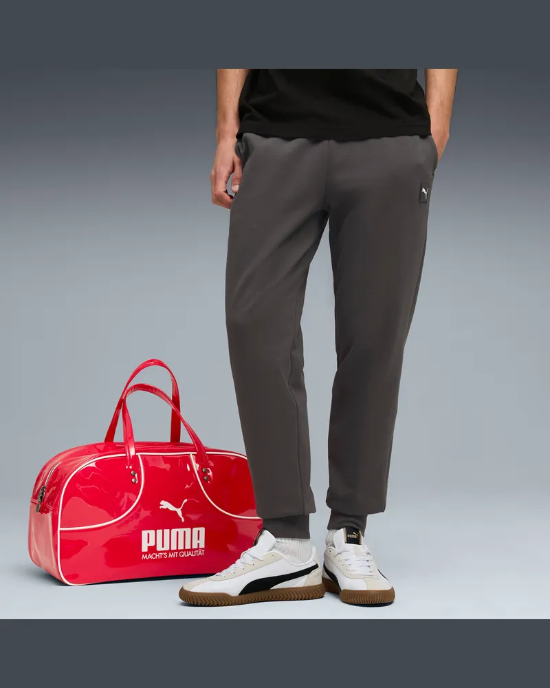 Puma Pantaloni Essentials Elevated da uomo, Abbigliamento, Grigio Gray