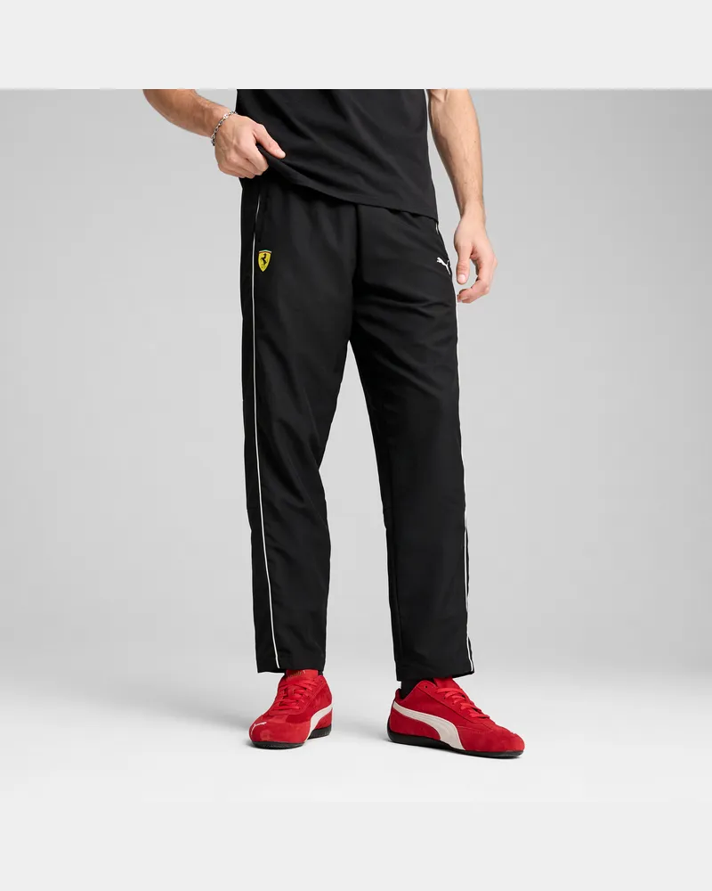 Puma Pantaloni Scuderia Ferrari HP Race SDS 2.0 da uomo, Abbigliamento, Nero Black