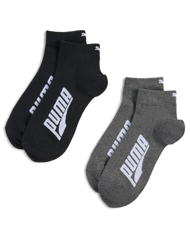 Puma Calze corte unisex (confezione doppia), Abbigliamento, Nero Black