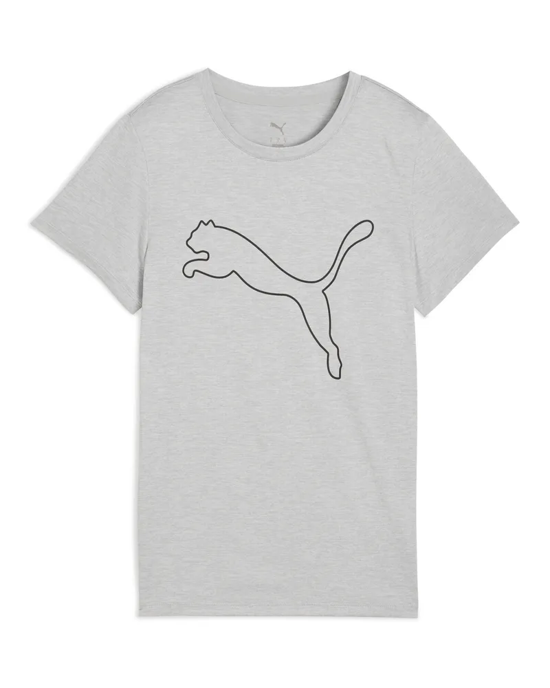 Puma T-shirt con logo TAD ESSENTIALS Heather da donna, Abbigliamento, Grigio Gray