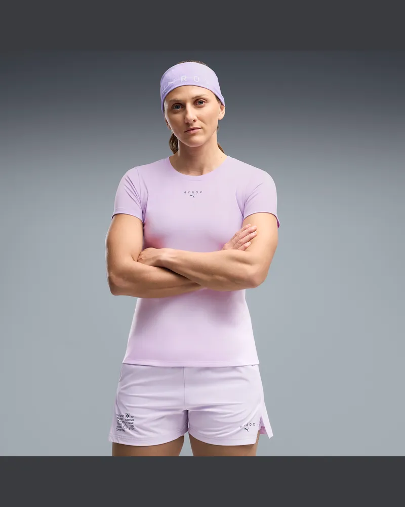 Puma T-shirt grafica  x HYROX da donna, Abbigliamento, Viola Purple