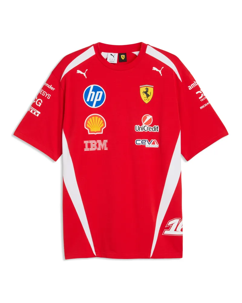 Puma T-shirt Scuderia Ferrari HP Replica Drivers unisex, Accessori, Rosso Red
