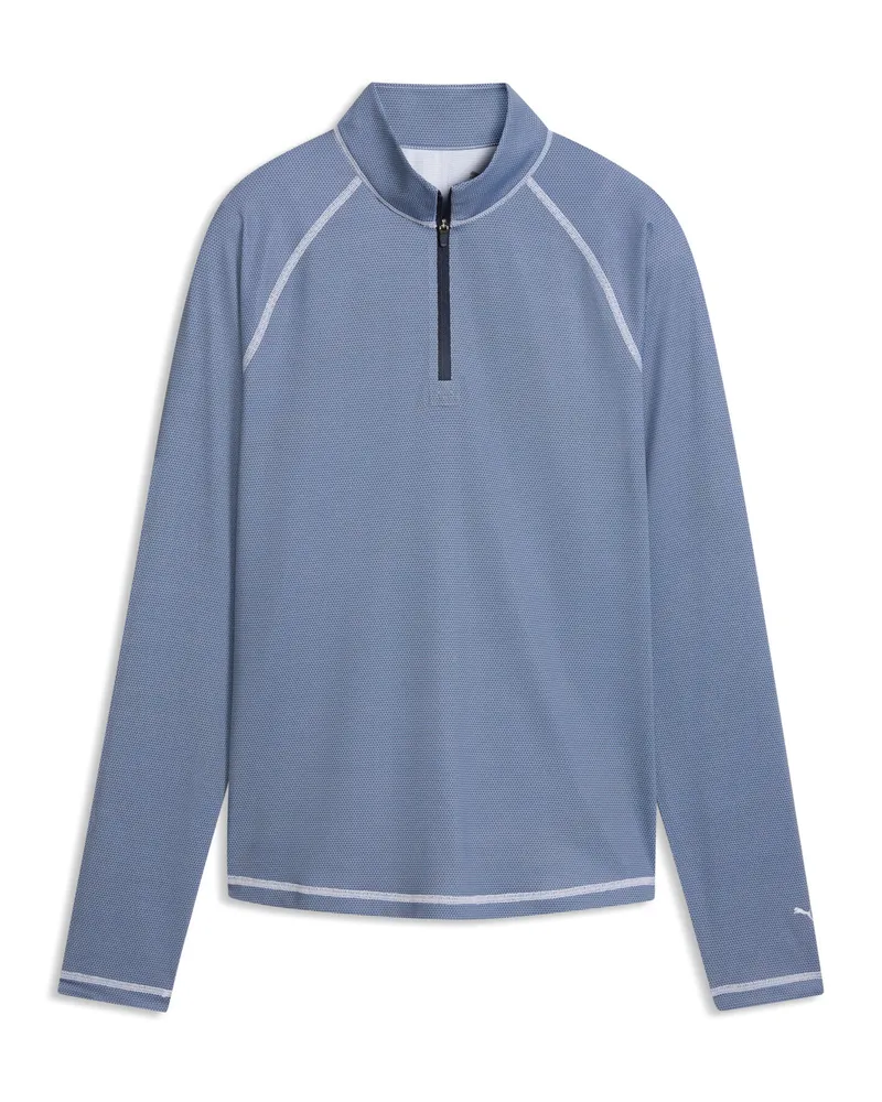 Puma Giacca da golf con zip Birdseye da donna, Accessori, Bianco White