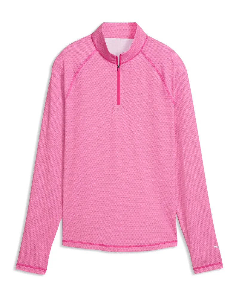Puma Giacca da golf con zip Birdseye da donna, Accessori, Bianco White