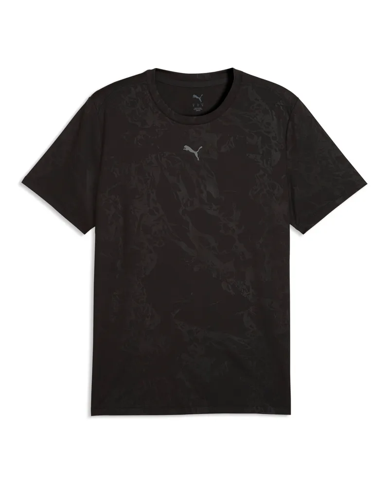 Puma T-shirt da uomo con stampa in rilievo CLOUDSPUN, Accessori, Nero Black